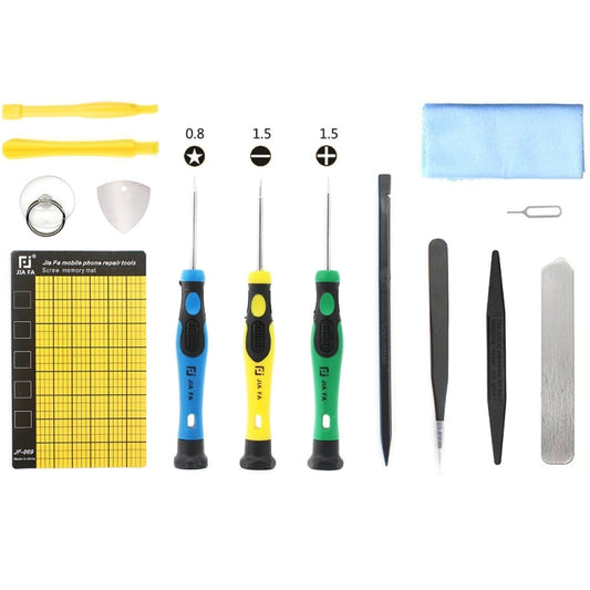JIAFA JF-8105 14 in 1 Repair Tool Set for iPhone and Samsung by JIAFA
