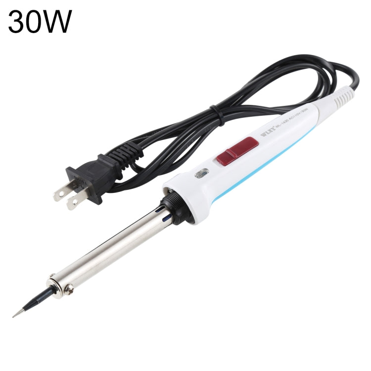 WLXY WL-1430 30W Constant Temperature Electric Soldering Iron with Indicator Light, AC 110V, US Plug - Home & Garden by WLXY | Online Shopping UK | buy2fix