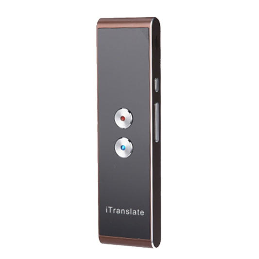 T8 Handheld Pocket Smart Voice Translator Real Time Speech Translation Translator with Dual Mic, Support 33 Languages(Gold) by buy2fix