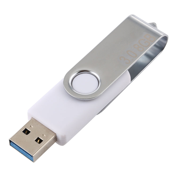 8GB Twister USB 3.0 Flash Disk USB Flash Drive (White) - USB Flash Drives by buy2fix | Online Shopping UK | buy2fix