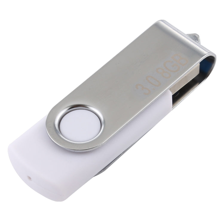 8GB Twister USB 3.0 Flash Disk USB Flash Drive (White) - USB Flash Drives by buy2fix | Online Shopping UK | buy2fix