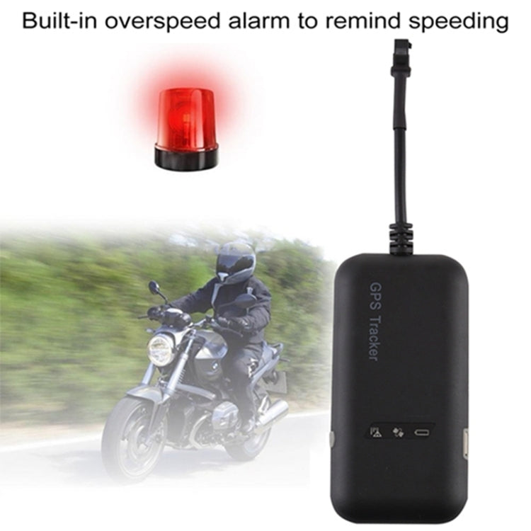 Car Motorcycle GPS Smart Realtime Tracking Device With LED Indicator Light,Built-in GSM Antenna and GPS Antenna(Black) - Car Tracker by buy2fix | Online Shopping UK | buy2fix