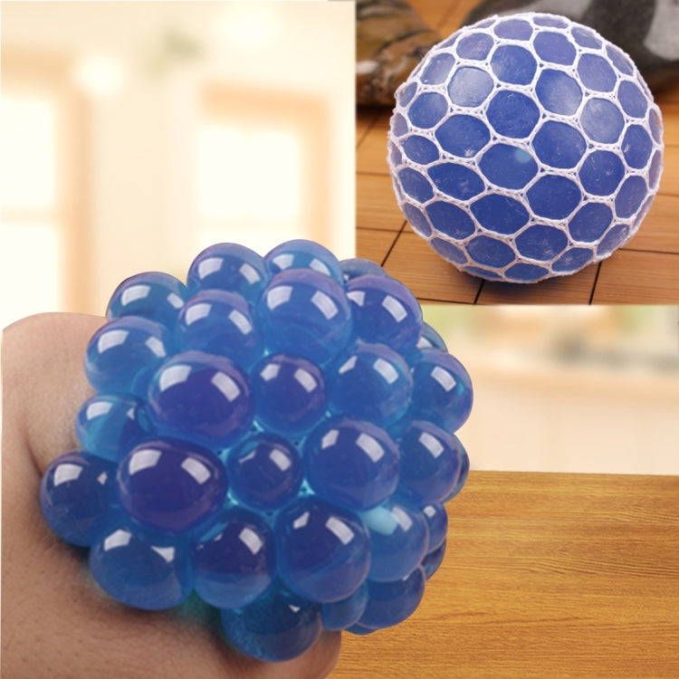 6cm Anti-Stress Face Reliever Grape Ball Extrusion Mood Squeeze Relief Healthy Funny Tricky Vent Toy(Blue) - Toys & Hobbies by buy2fix | Online Shopping UK | buy2fix