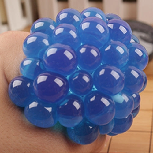 6cm Anti-Stress Face Reliever Grape Ball Extrusion Mood Squeeze Relief Healthy Funny Tricky Vent Toy(Blue) - Toys & Hobbies by buy2fix | Online Shopping UK | buy2fix