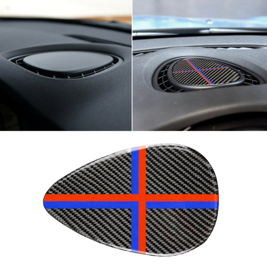 Red Blue Color Car F Chassis Instrumentation Console Panel Carbon Fiber Decorative Sticker for BMW Mini Cooper JCW One F56 / F55 / F54 by buy2fix