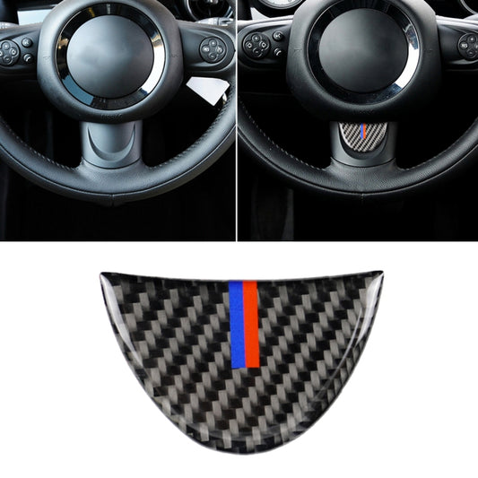 Red Blue Color Car Steering Wheel Carbon Fiber Decorative Sticker for BMW Mini R53 / R55 / R57 / R58 / R59 / R60 / R50 / R52 / F55 / F56 by buy2fix