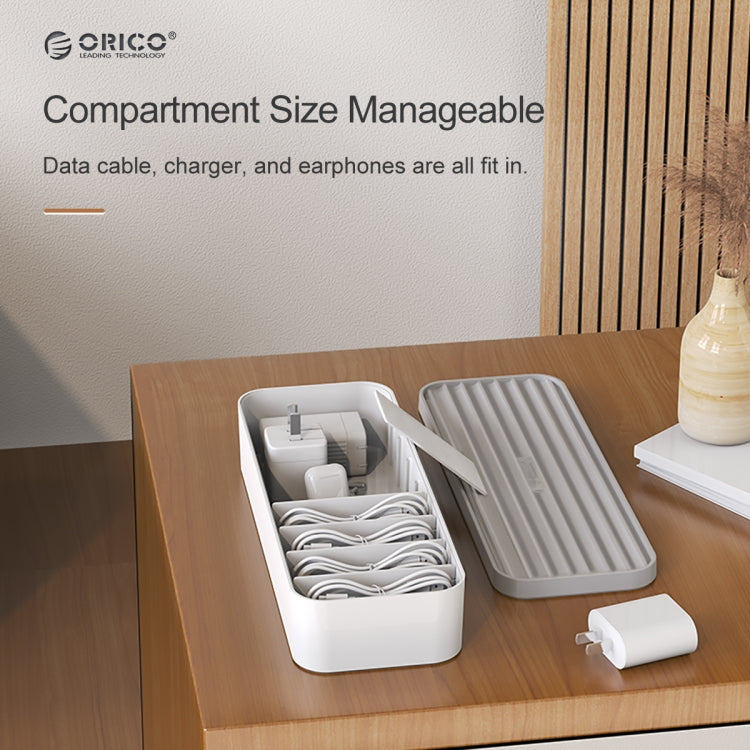 ORICO ORICO-CSB-18-WH-BP Cable Management Box Case(Grey White) - Storage Boxes by Xiaomi | Online Shopping UK | buy2fix