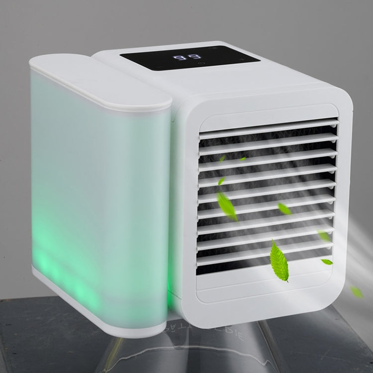 3 in 1 Refrigeration + Humidification + Purification Air Cooler Desktop Cooling Fan with Colorful Light - Consumer Electronics by buy2fix | Online Shopping UK | buy2fix