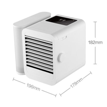 3 in 1 Refrigeration + Humidification + Purification Air Cooler Desktop Cooling Fan with Colorful Light - Consumer Electronics by buy2fix | Online Shopping UK | buy2fix