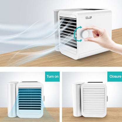 3 in 1 Refrigeration + Humidification + Purification Air Cooler Desktop Cooling Fan with Colorful Light - Consumer Electronics by buy2fix | Online Shopping UK | buy2fix