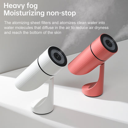 D20 260ML Jianie Heavy Fog Air Humidifier Colorful Night Light Nano Mist Sprayer Air Purifier (Coral Red) - Air Purifiers & Parts by buy2fix | Online Shopping UK | buy2fix