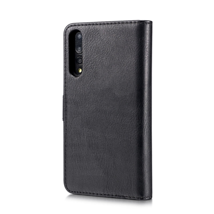 Crazy Horse Texture Flip Detachable Magnetic Leather Case for Huawei P20 Pro, with Holder & Card Slots & Wallet(Black) - Huawei Cases by DG.MING | Online Shopping UK | buy2fix