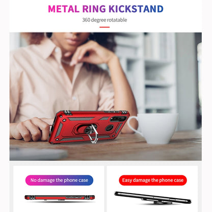 Armor Shockproof TPU + PC Protective Case for Huawei P30 Lite, with 360 Degree Rotation Holder (Blue) by buy2fix