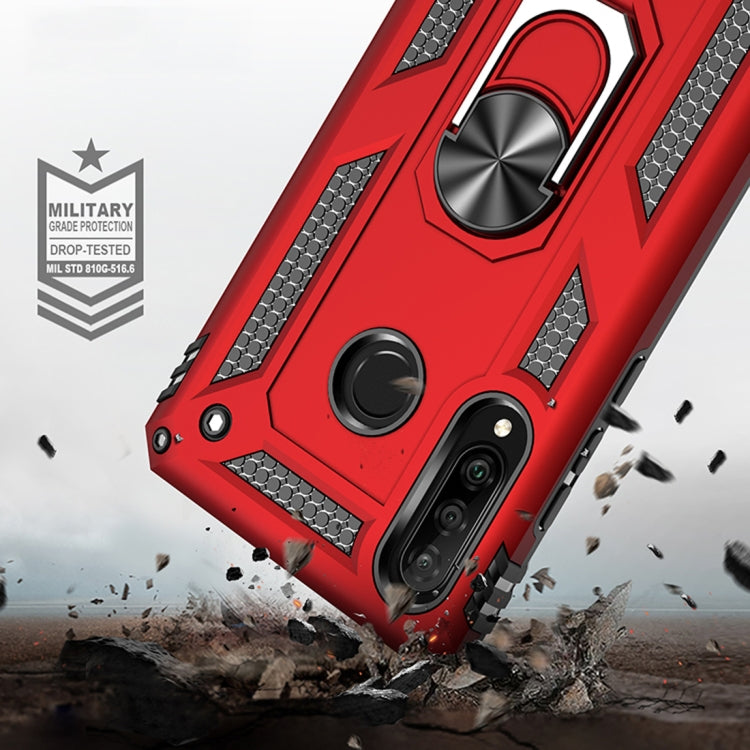 Armor Shockproof TPU + PC Protective Case for Huawei P30 Lite, with 360 Degree Rotation Holder (Blue) by buy2fix