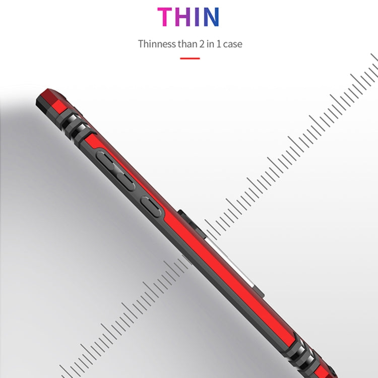 Armor Shockproof TPU + PC Protective Case for Huawei P30 Lite, with 360 Degree Rotation Holder (Blue) by buy2fix