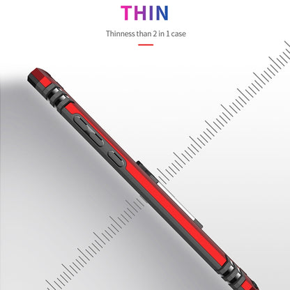 Armor Shockproof TPU + PC Protective Case for Huawei P30 Lite, with 360 Degree Rotation Holder (Blue) by buy2fix