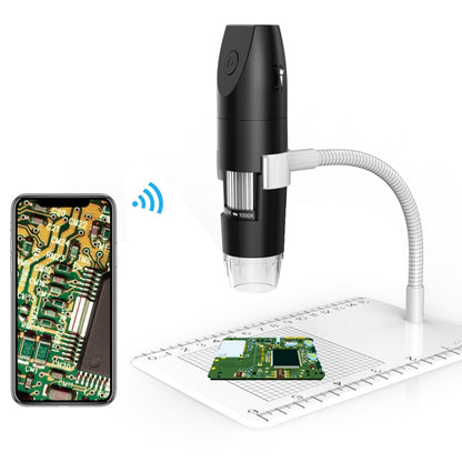 316 50-1000X Adjustable Smart Wifi USB Digital Microscope (Black) - Consumer Electronics by buy2fix | Online Shopping UK | buy2fix