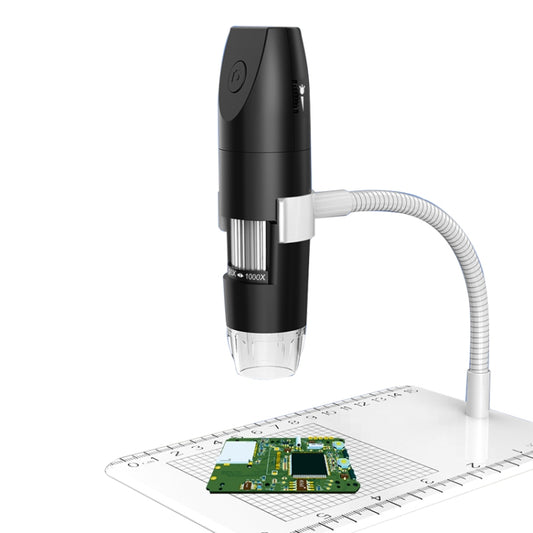 316 50-1000X Adjustable Smart Wifi USB Digital Microscope (Black) by buy2fix