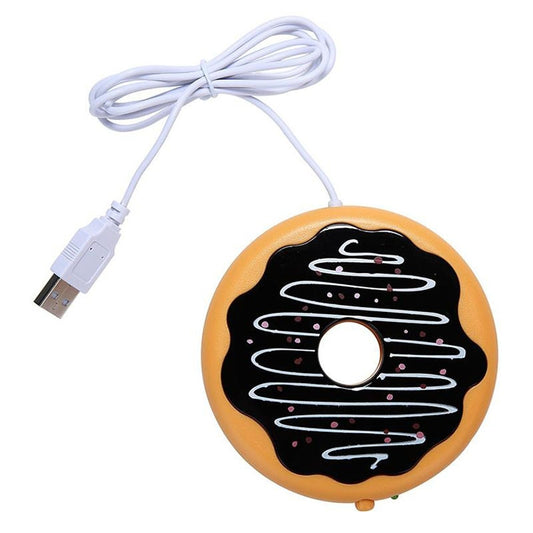 Donut Design USB Power Cable Desktop Mug Cup Warmer Tea Coffee Drinks Heating Mat Pad by buy2fix