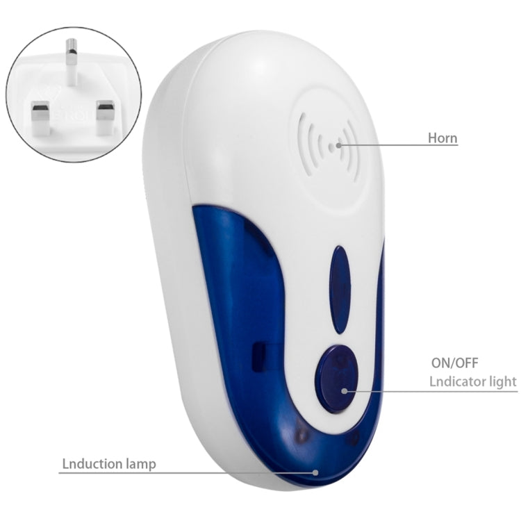 4W Electronic Ultrasonic Anti Mosquito Rat Mouse Cockroach Insect Pest Repeller, AC 90-250V by buy2fix