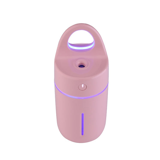 1.5W - 2W 175ml Mini Portable USB Negative Ions Humidifier Beauty and Water Supplement Instrument with Colorful LED Light(Pink) by buy2fix