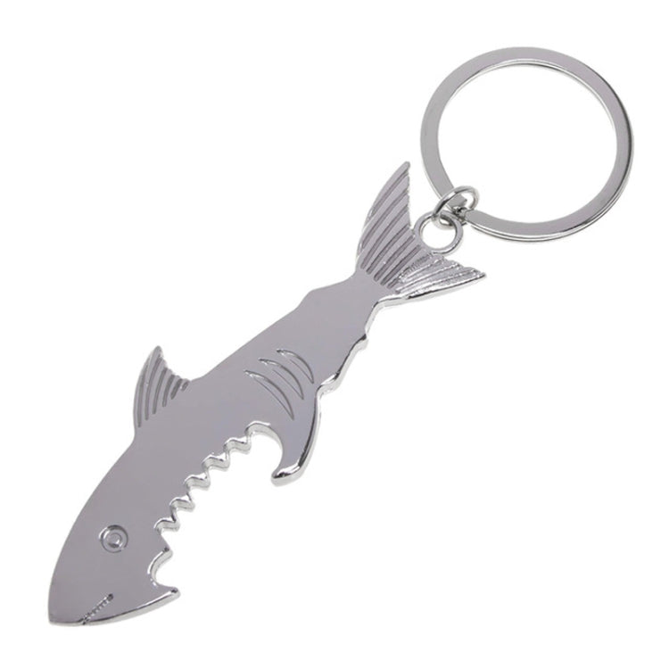 5 PCS Multi-function Shark Bottle Opener Key Chain Car Key Pendant, Size: 13.5x3cm by buy2fix