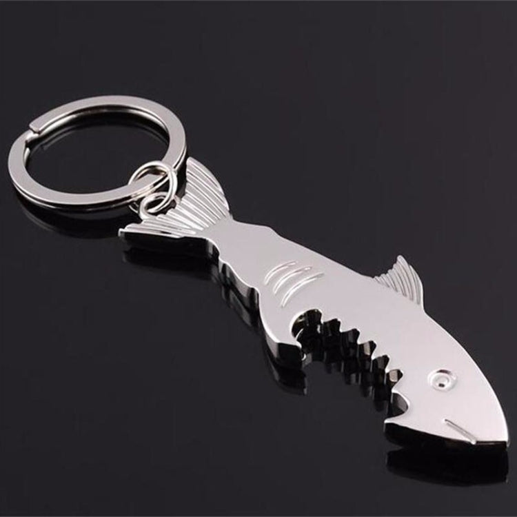 5 PCS Multi-function Shark Bottle Opener Key Chain Car Key Pendant, Size: 13.5x3cm by buy2fix
