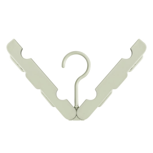 Foldable Clothes Hanger Drying Rack with 4 Hidden Clips for Home / Travel, Random Color Delivery by buy2fix