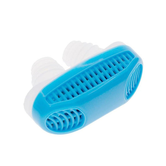 2 in 1 ABS Silicone Anti Snoring Air Purifier (Blue) by buy2fix