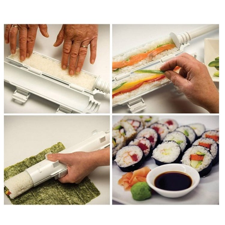 Sushi DIY Convenient Perfect Homemade Sushi Roll Maker(White) - Gadgets by buy2fix | Online Shopping UK | buy2fix