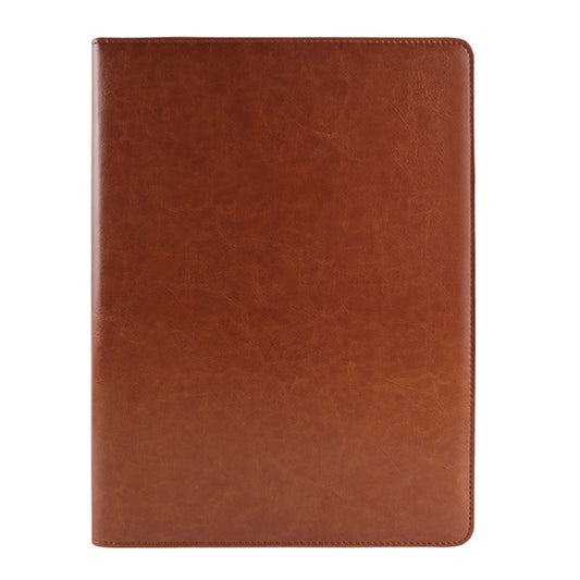 Office Supplies Business Style Leather Document Folder with 30-pages A4 Note Pad & Calculator(Brown) by buy2fix