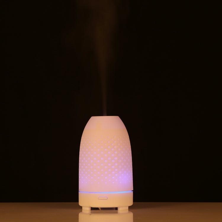 5W Honeycomb Texture Mini Humidifier with Colorful Light, Capacity: 50ml, DC 5V(White) - Home & Garden by buy2fix | Online Shopping UK | buy2fix