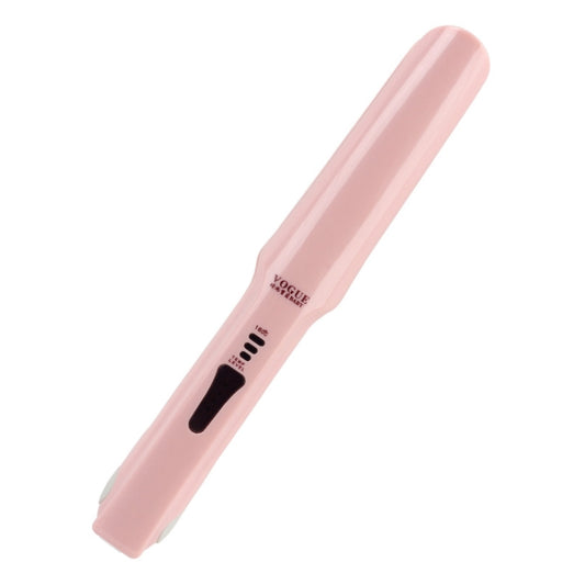 Wireless Mini USB Rechargeable Hair Straightener Hair Curler Double Purpose Hair Splint(Pink) by buy2fix