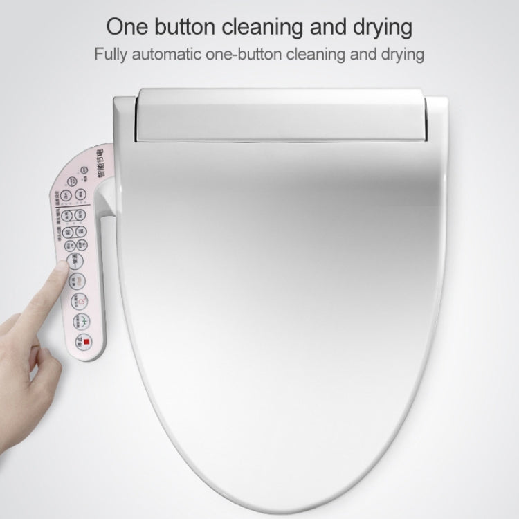 V Shape Multi-function Bathroom Automatic Cleaning Heating Intelligent Flush Toilet Cleaner Cover - Consumer Electronics by buy2fix | Online Shopping UK | buy2fix