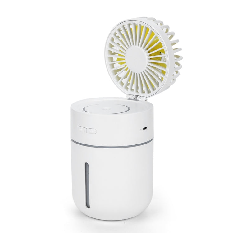 T9 Portable Adjustable USB Charging Desktop Humidifying Fan with 3 Speed Control (White) - Consumer Electronics by buy2fix | Online Shopping UK | buy2fix