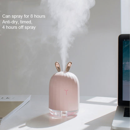 3life-318 2W Cute Rabbit USB Mini Humidifier Diffuser Aroma Mist Nebulizer with LED Night Light for Office, Home Bedroom, Capacity: 220ml, DC 5V - Home & Garden by buy2fix | Online Shopping UK | buy2fix