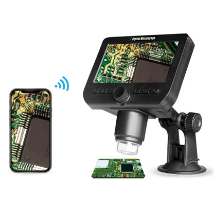 inskam317 1080P 4.3 inch LCD Screen WiFi HD Digital Microscope, Sucker Bracket - Consumer Electronics by buy2fix | Online Shopping UK | buy2fix