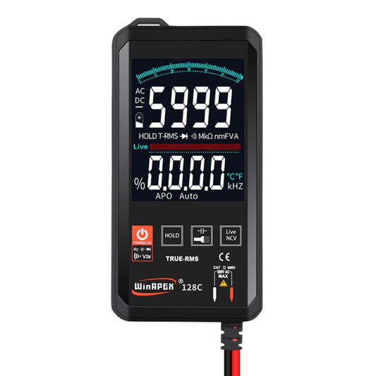 HY128C Color Screen Ultra-thin Touch Smart Digital Multimeter Fully Automatic High Precision True Effective Value Multimeter by buy2fix