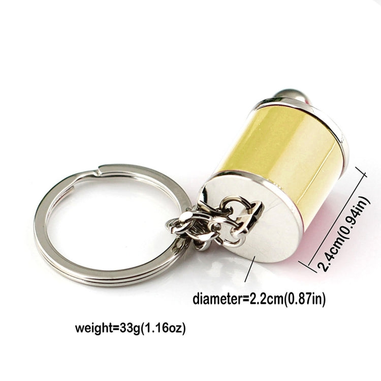 Six-speed Manual Shift Gear Keychain Key Ring Holder(Gold) - Key Rings by buy2fix | Online Shopping UK | buy2fix