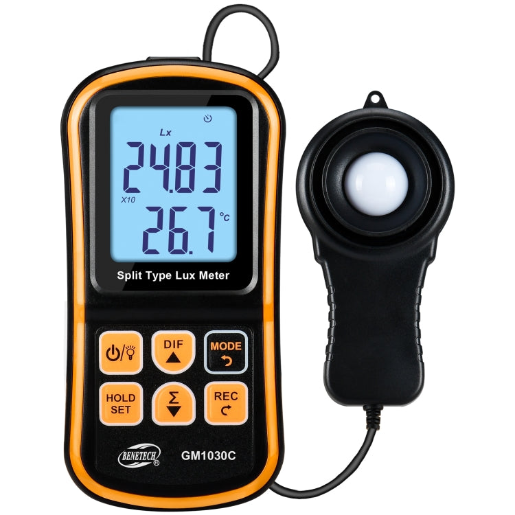 BENETECH GM1030C Portable Split Digital Illuminometer LUX Meter - Consumer Electronics by BENETECH | Online Shopping UK | buy2fix