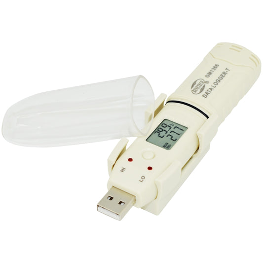BENETECH GM1366 USB Digital Temperature and Humidity Recorder Meter with Alarm by BENETECH