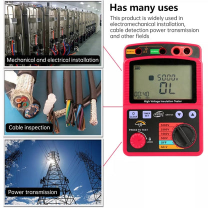 BENETECH GM3125 High Voltage Insulation Tester Resistance Tester - Consumer Electronics by BENETECH | Online Shopping UK | buy2fix