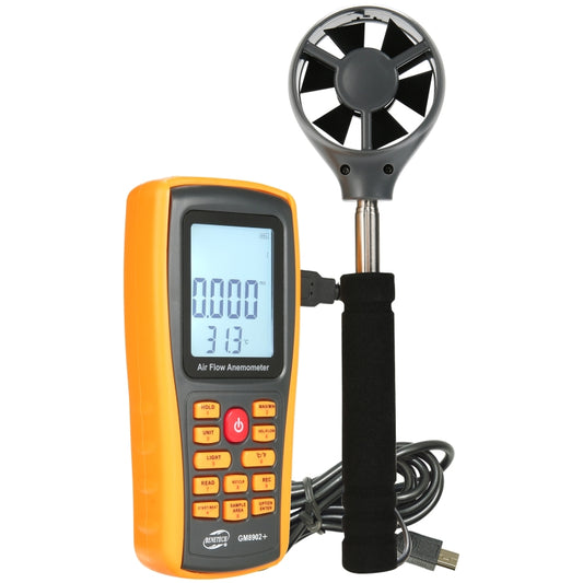 BENETECH GM8902+ LCD Display Digital Digital Anemometer Air Flow Wind Speed Scale Meter by BENETECH