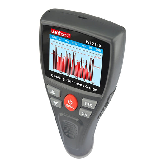 Wintact WT2100 Color Screen Display Coating Thickness Gauge by Wintact