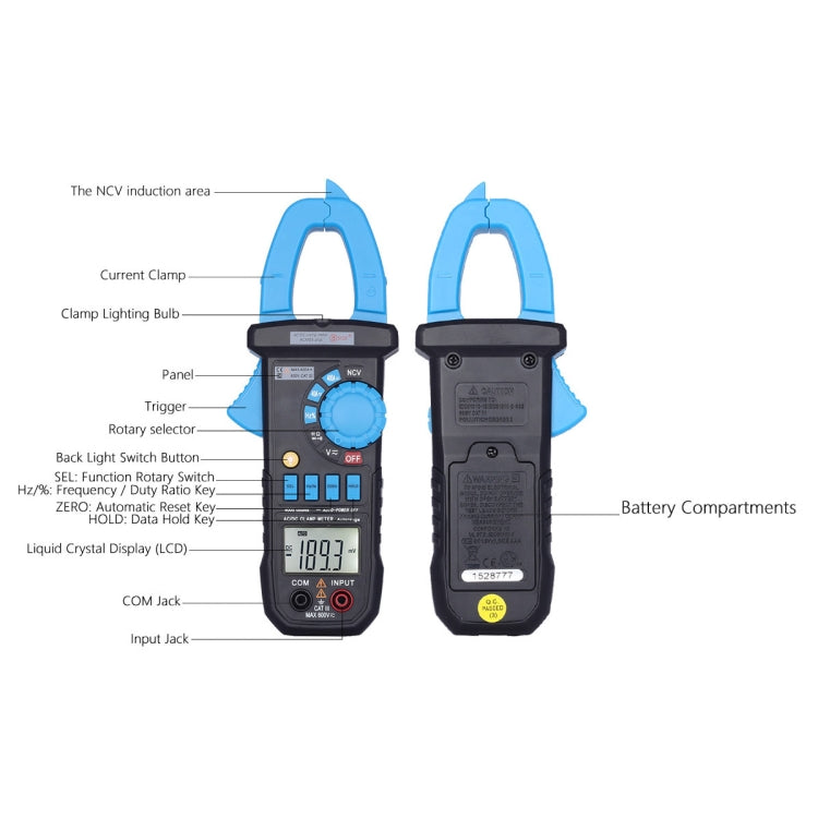 BSIDE ACM03 Plus 400A  AC / DC Clamp Meter - Consumer Electronics by BSIDE | Online Shopping UK | buy2fix
