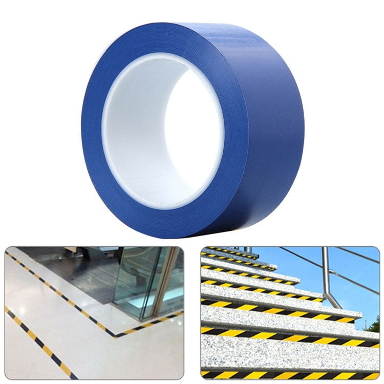 45mm PVC Warning Tape Self Adhesive Hazard Safety Sticker, Length: 33m(Blue) - Tapes by buy2fix | Online Shopping UK | buy2fix