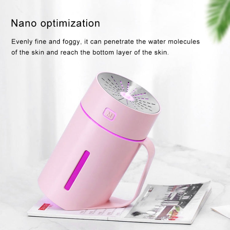 ML-S2 Water Cup Shape Intelligent Mute LED Night Light Atomized Humidifier Air humidification Machine(Pink) - Home & Garden by buy2fix | Online Shopping UK | buy2fix