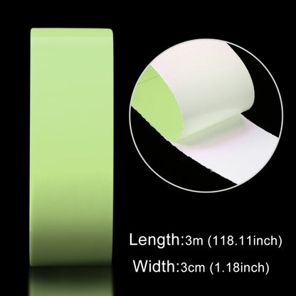 Luminous Tape Glow In Dark Wall Sticker Luminous Photoluminescent Tape Stage Home Decoration, Size: 3cm x 3m(Green Light) - Sticker by buy2fix | Online Shopping UK | buy2fix