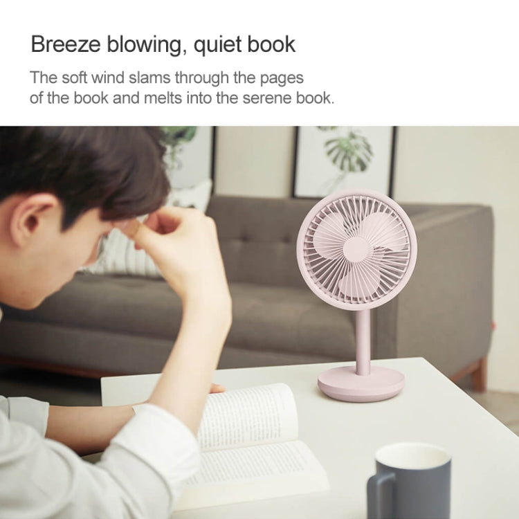 Original Xiaomi Youpin SOLOVE USB Charging Desktop Electric Fan Dormitory Office Mini Fan, with 3 Speed Control(White) - Consumer Electronics by Xiaomi | Online Shopping UK | buy2fix