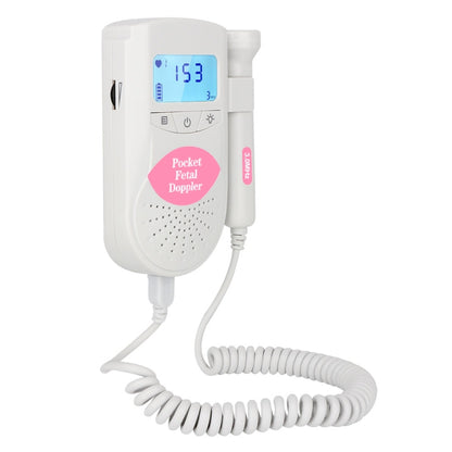 JPD-100S6 I LCD Ultrasonic Scanning Pregnant Women Fetal Stethoscope Monitoring Monitor / Fetus-voice Meter, Complies with IEC60601-1:2006(Pink) - Heart Rate Monitoring by buy2fix | Online Shopping UK | buy2fix